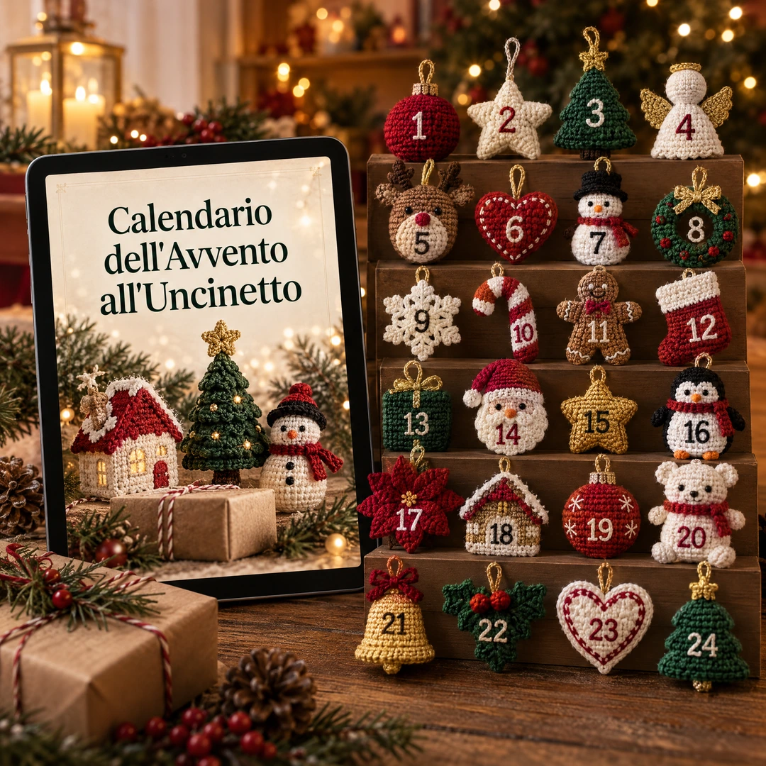 Bonus 3 — Calendario dell'Avvento all'uncinetto