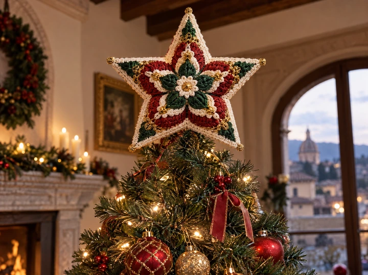 Collezione Puntali per l'albero all'uncinetto